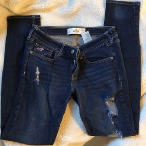 Brand New Distressed Hollister Jeans